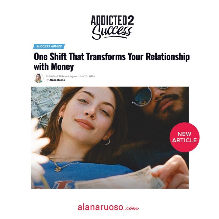 🚨 Thrilled to have a newly published article on @Addicted2Success! 💪 Here I share the true&ndash;and simple&ndash;story of how one sentence my friend said to me about money that forever shifted my perspective! 💰💰💰 Mindset is everything 💫⁠

http