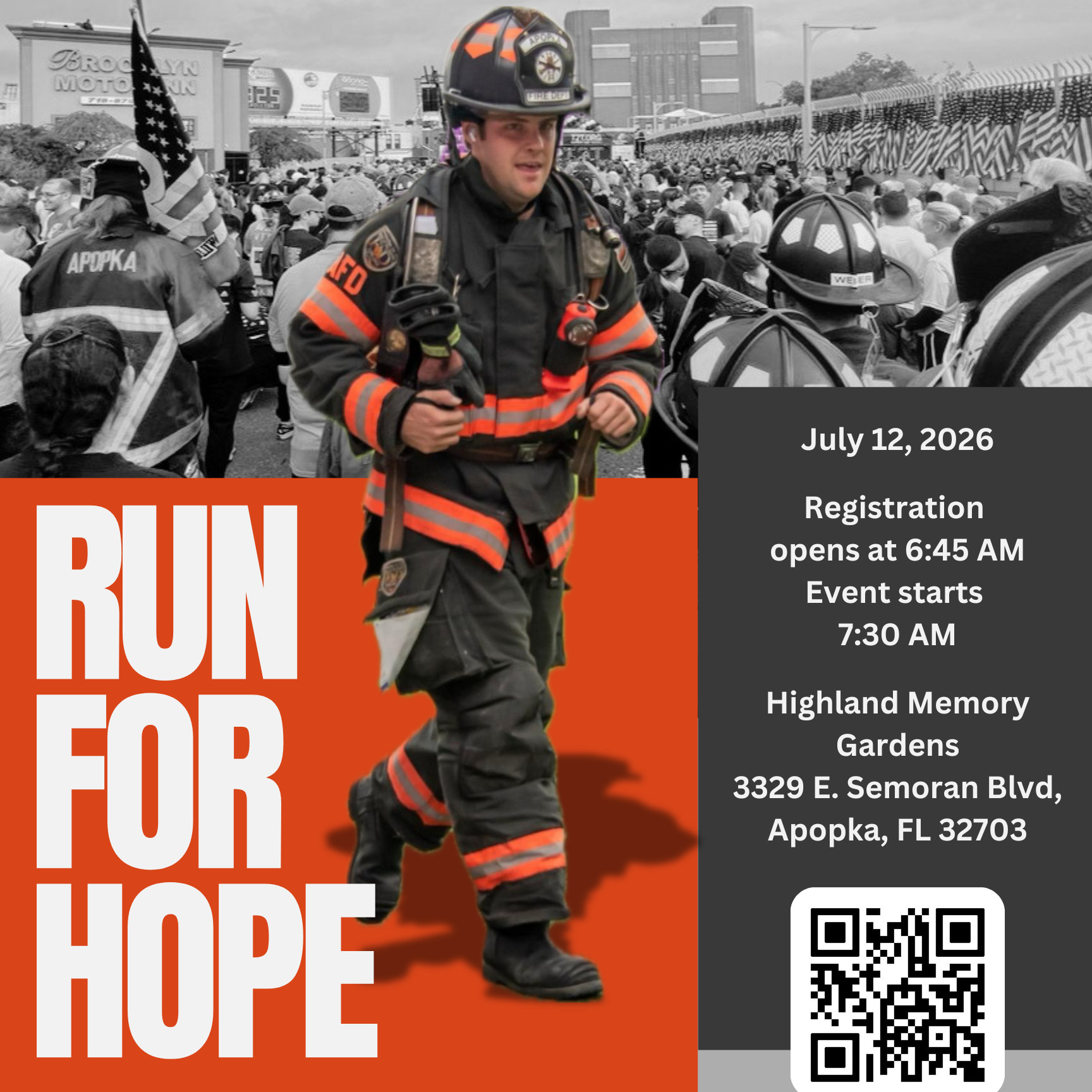Run for Hope 5K Entry Fee