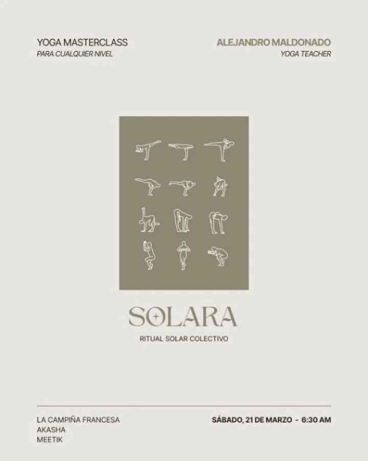 SOLARA |  Ritual Solar Colectivo 🍃✨️

&iexcl;&Uacute;ltima semana para inscribirte!

Hay momentos en el a&ntilde;o que no s&oacute;lo marcan un cambio de estaci&oacute;n&hellip; marcan un nuevo comienzo.

El equinoccio de primavera es un recordatori
