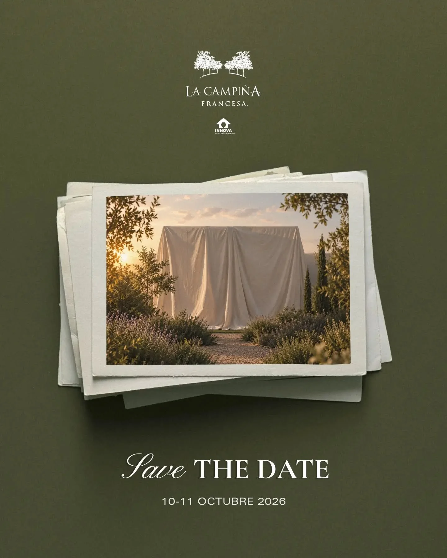 Una nueva historia est&aacute; por abrir sus puertas ✨️🍃

A&uacute;n no podemos mostr&aacute;rtelo, pero s&iacute; podemos decirte cu&aacute;ndo.

Reserva la fecha |  10-11 de octubre de 2026

#LaCampi&ntilde;aFrancesa
#ElArteDeVivir
#Arquitectura
#