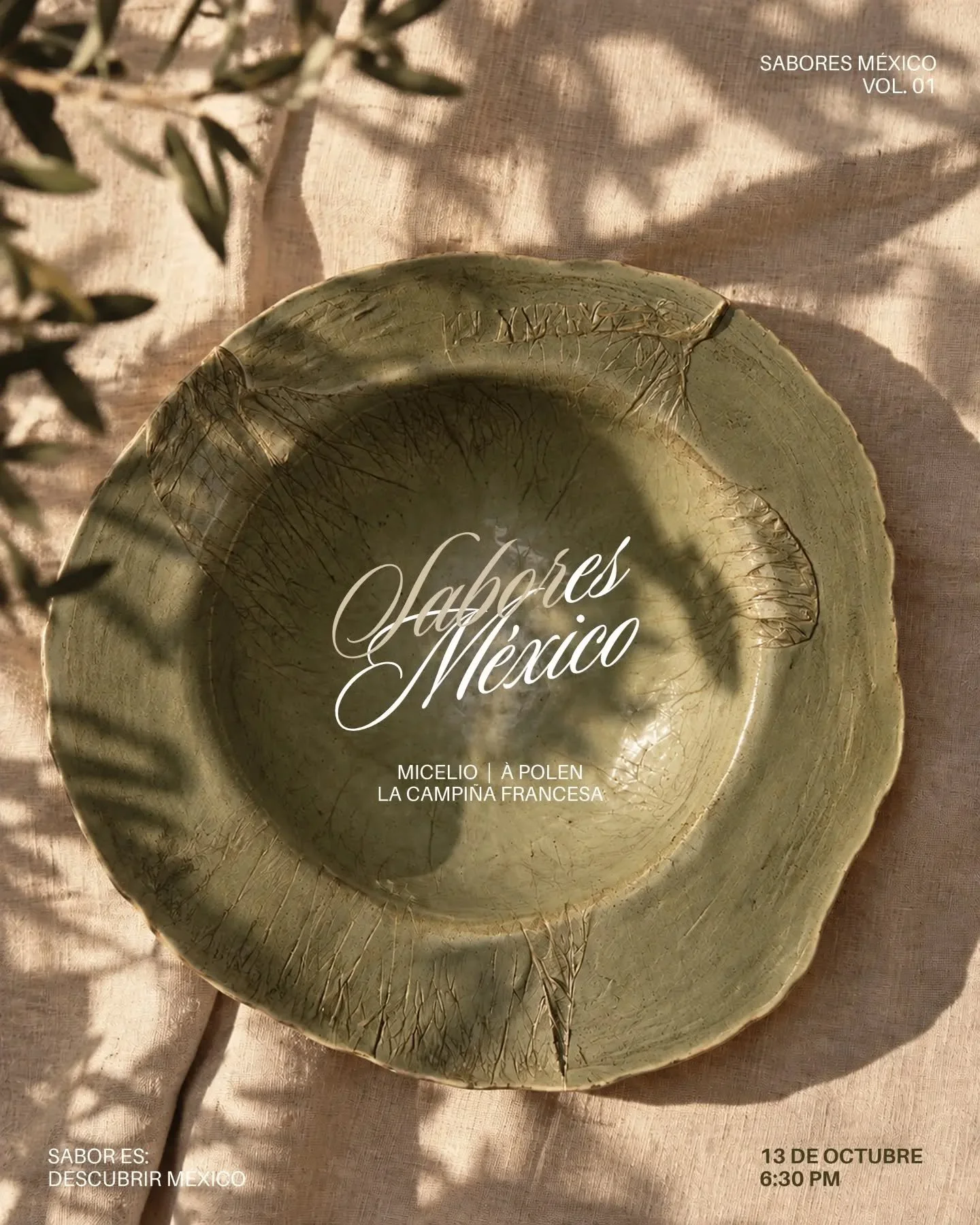M&eacute;xico no s&oacute;lo se prueba. Se recorre, se recuerda, se comparte ✨️

Una noche. Seis tiempos. Seis expresiones de nuestro pa&iacute;s alrededor de una misma mesa.

SABOR-ES M&Eacute;XICO re&uacute;ne la cocina de @miceliococina , el arte 