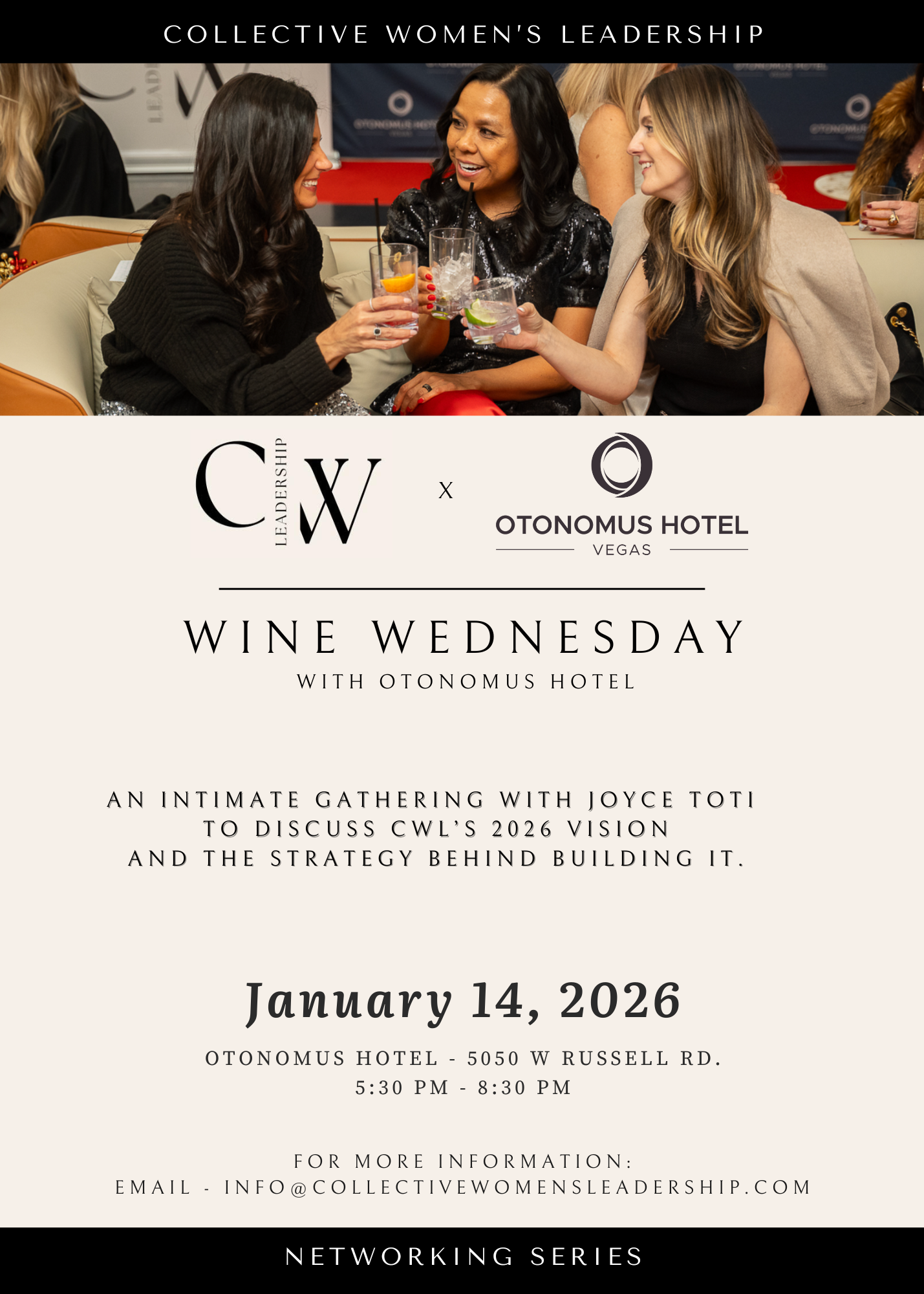 CWL X Otonomus Hotels Wine Wednesday (Copy)