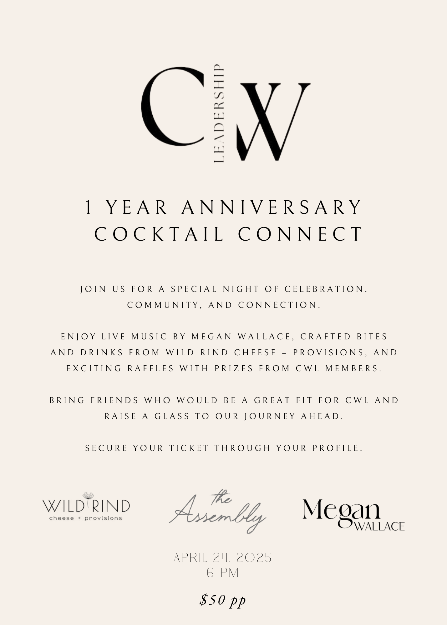 1 Year Anniversary Cocktail Connect!