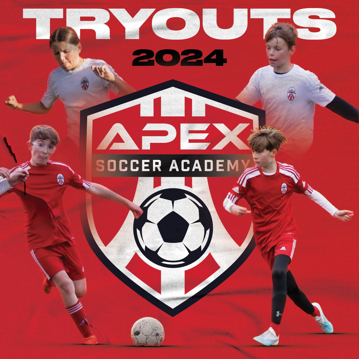 Tryout Registration is open for Apex Select‼ We are less than a month away from our first tryout date

Head to https://www.apexsocceracademy.com/tryouts to get registered. 

All tryouts will take place at:📍The Gregg Young Sports Campus (1401 High Ro