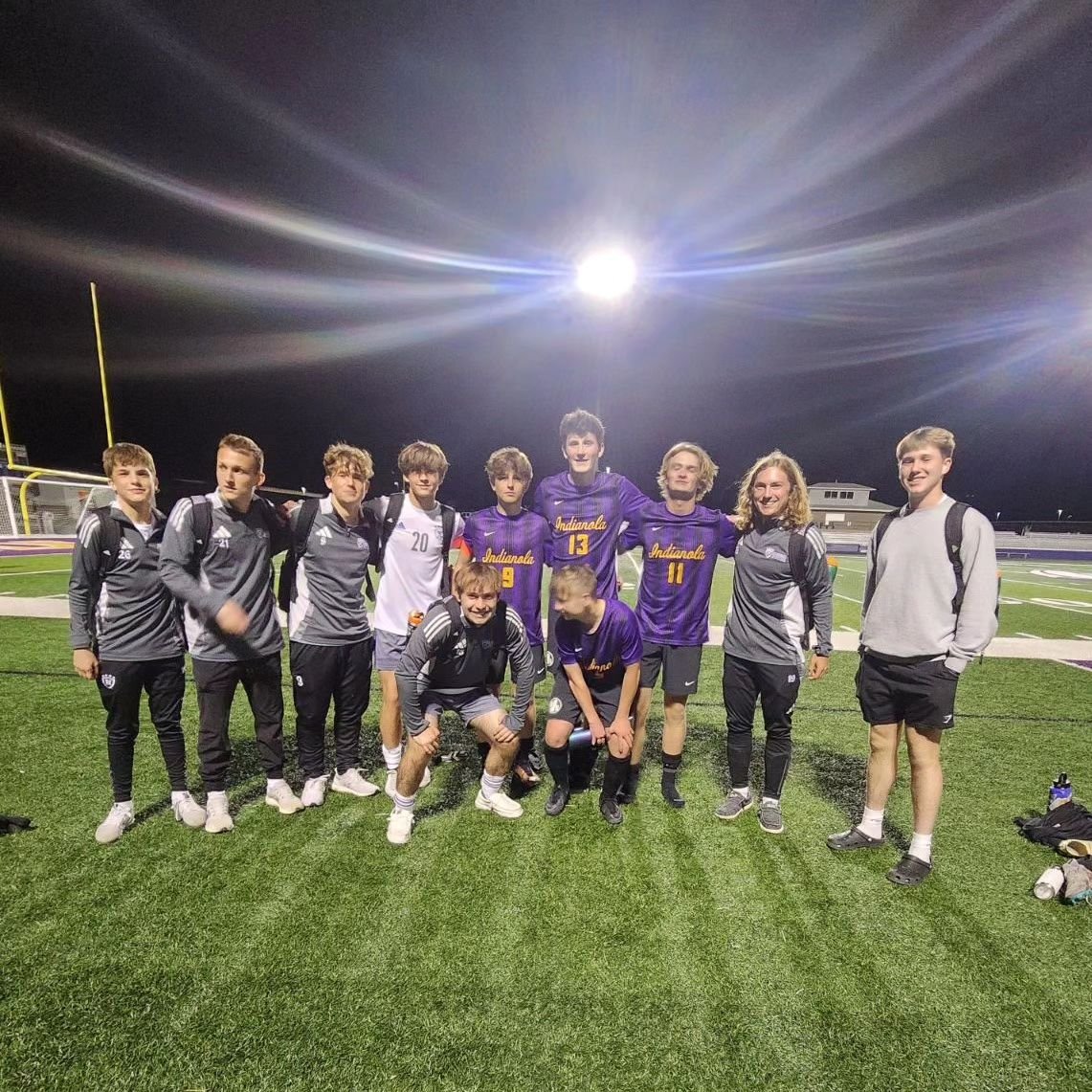 These Apex players competed against each other  in an OT thriller - Indianola vs. Norwalk last night! Good luck the rest of the season! @norwalkboyssoccer #apexfamily