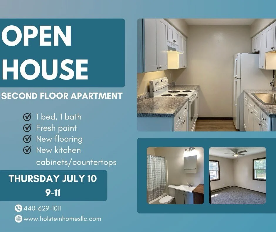 This unit WILL NOT LAST!
See you tomorrow at Parkside Apartments.
Additional details in the comments βοΈ
#holsteinhomes #apartmentforrent #geaugacounty #middlefield #onebedroom #openhouse
