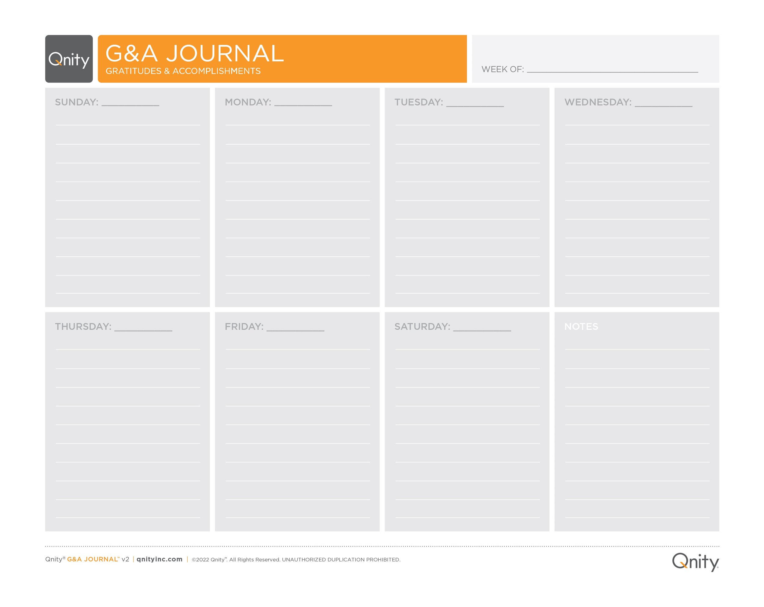 G&A Journal