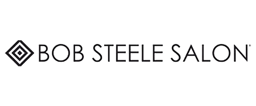 Bob Steele Salon logo with geometric design