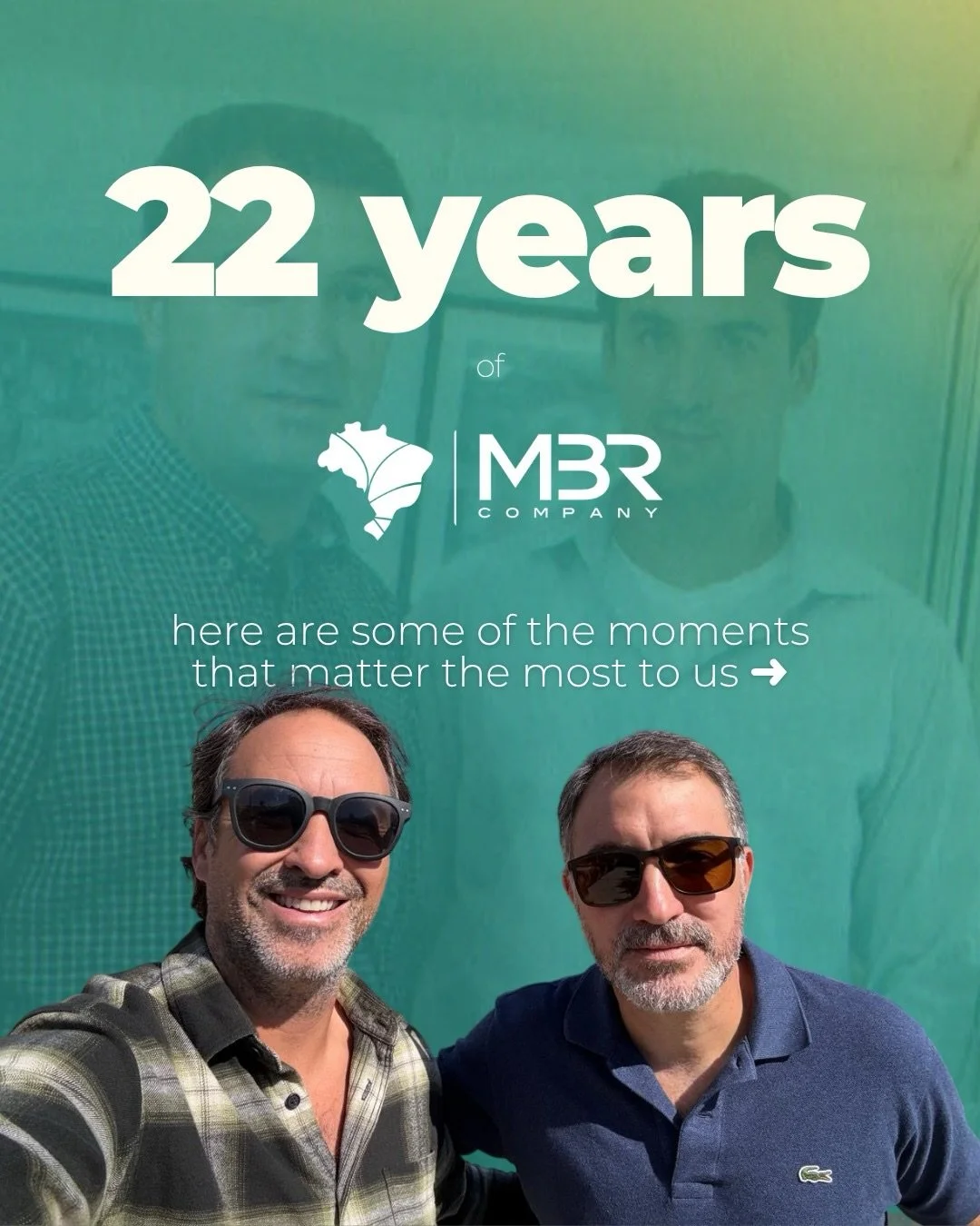 🇬🇧 Every timeline has its departure point. Ours was in 2004, with the certainty that Brazil has a lot more to offer to the world. 22 years later, it&rsquo;s clear that we were right. Swipe to see relevant moments of this journey.

🇪🇸 Cada l&iacut