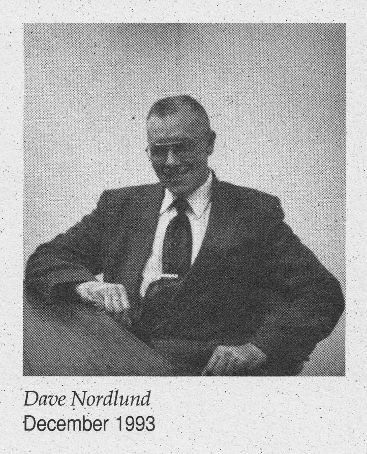 In Memoriam: David Lee “Dave” Nordlund (1933–2026)