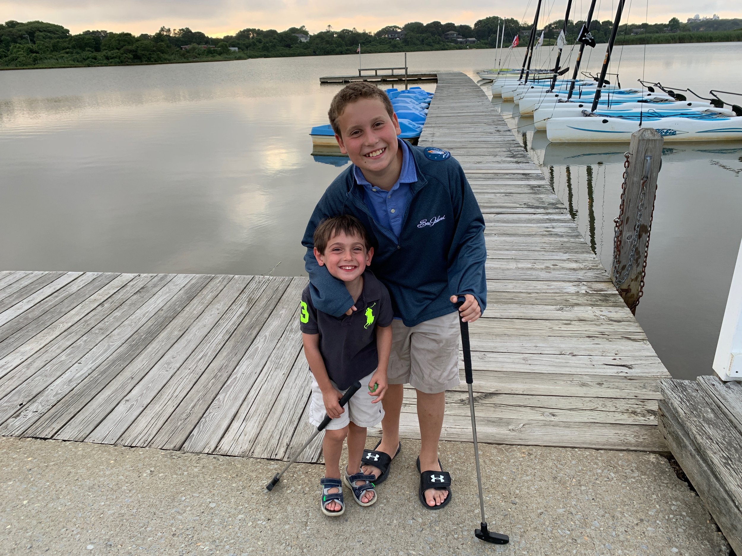 Eli Morrison and his brother. Eli is the the inspiration behind the Eli Sunshine Fund, a nonprofit dedicated to funding cutting edge research to fight Ewing sarcoma