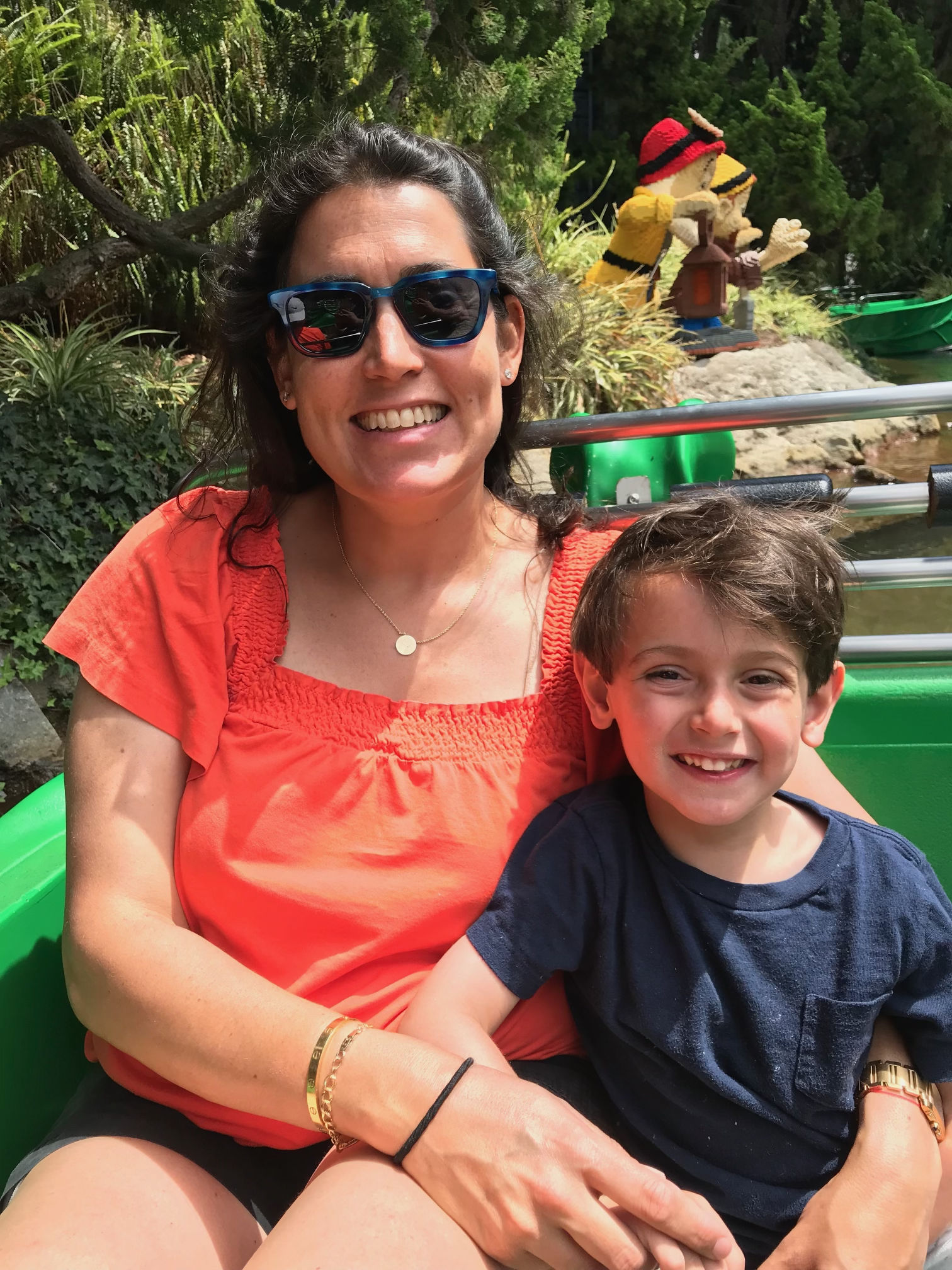 Hayley Morrison posing with Eli Morrison, the inspiration the inspiration behind the Eli Sunshine Fund, a nonprofit dedicated to funding cutting edge research to cure Ewing sarcoma