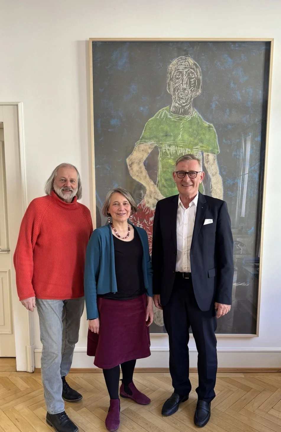 Antrittsbesuch der neuen LBU Fraktionsspitze bei OB Michael Beck