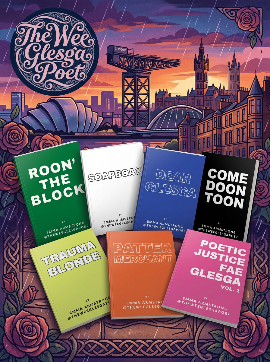 Signed by The Wee Glesga Poet - Pick your book in the options