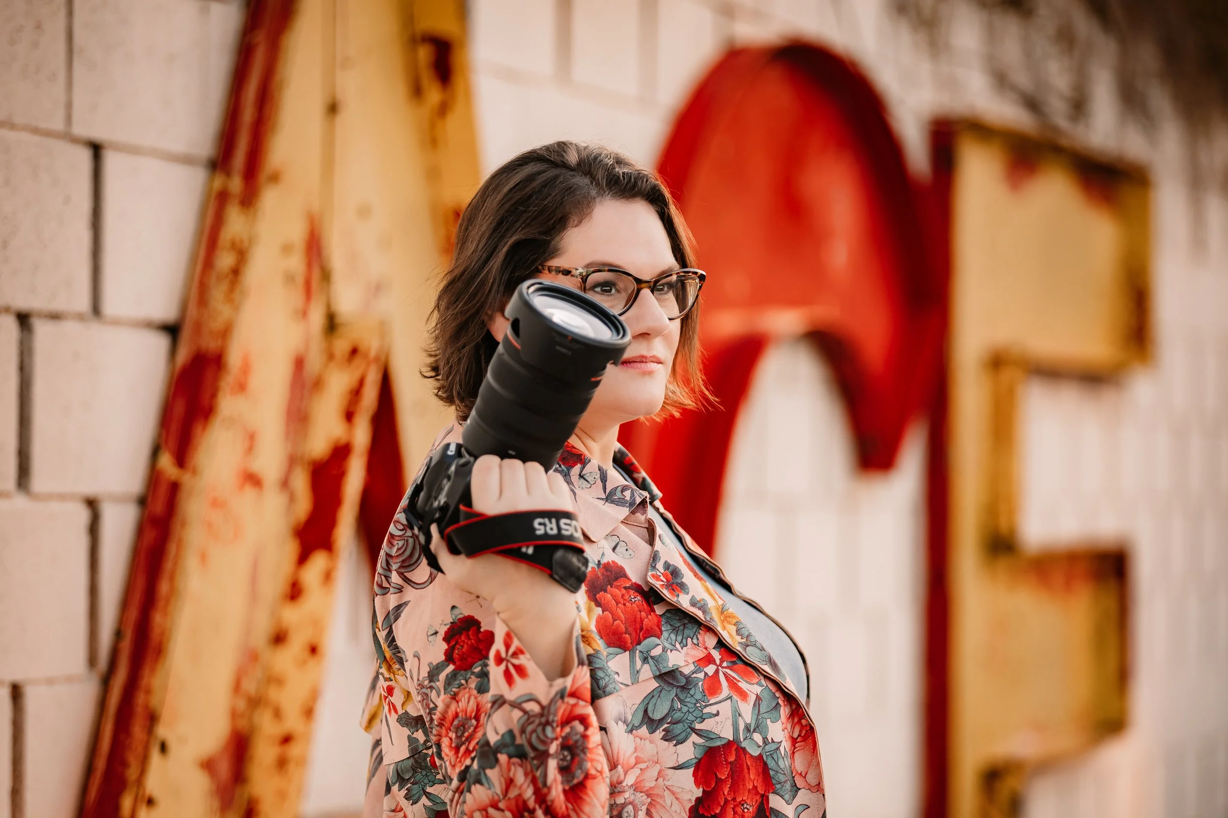 Palm Springs urban headshot of Amy from AMR Photography