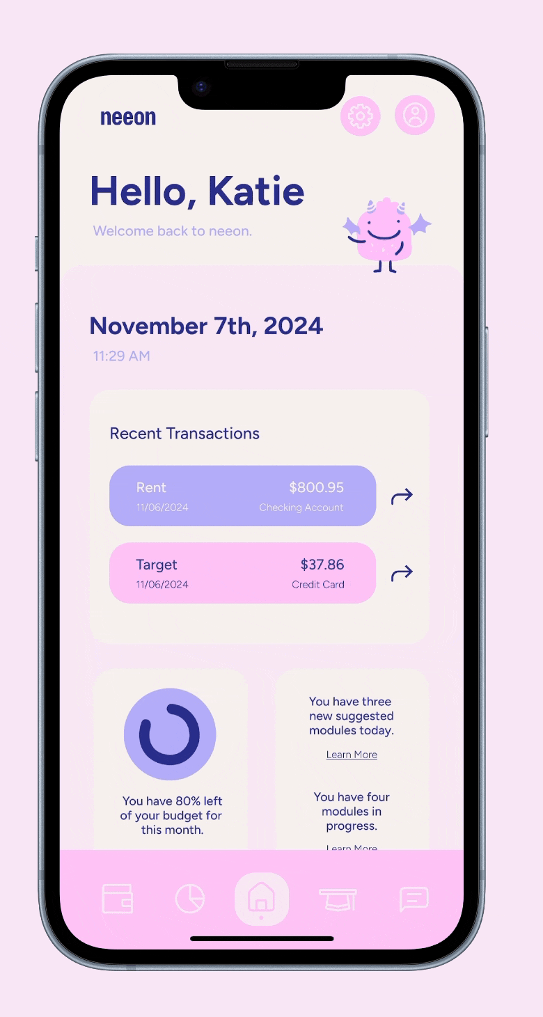A Glimpse into Neeon Banking