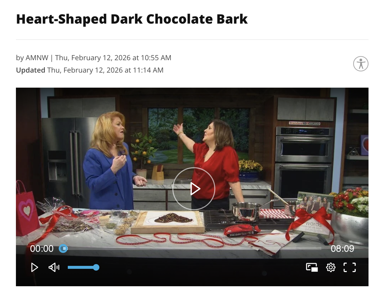 Dark Chocolate Bark-Heart shaped