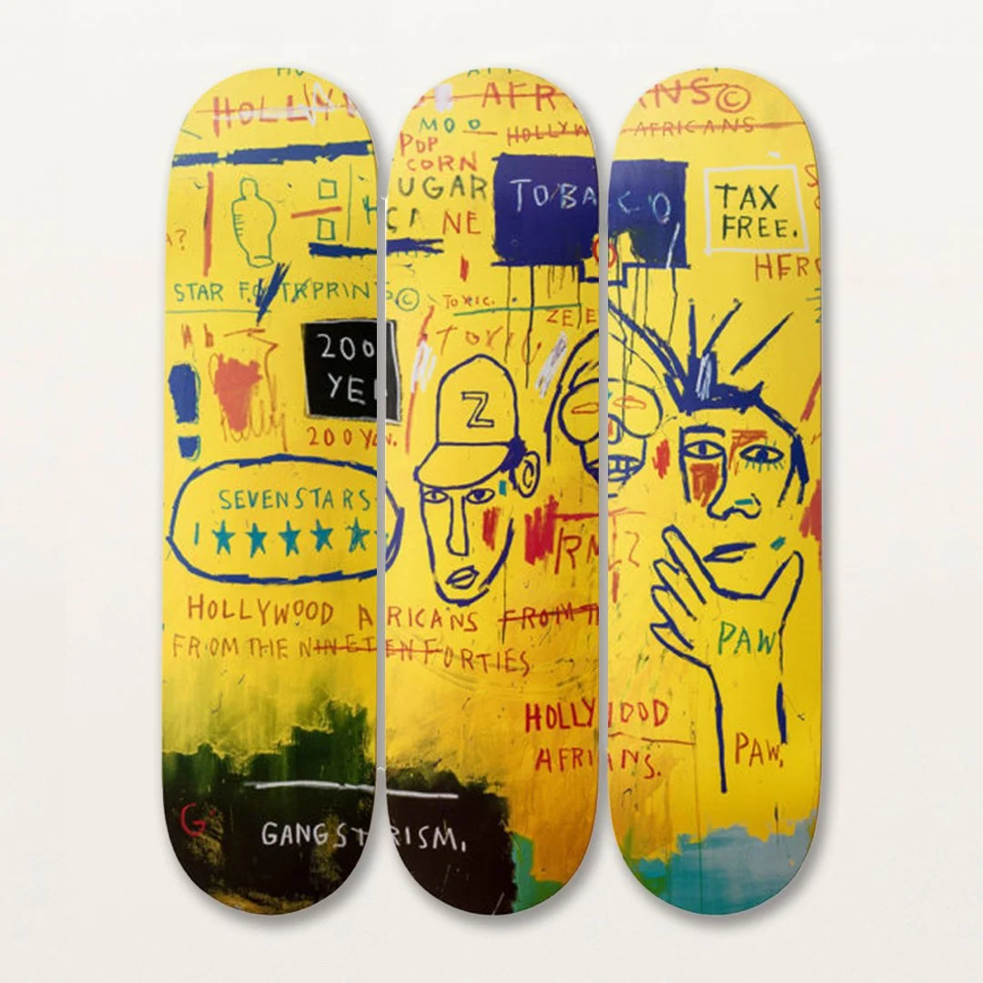 THE SKATEROOM × BASQUIAT スケートボードデッキ Basquiat