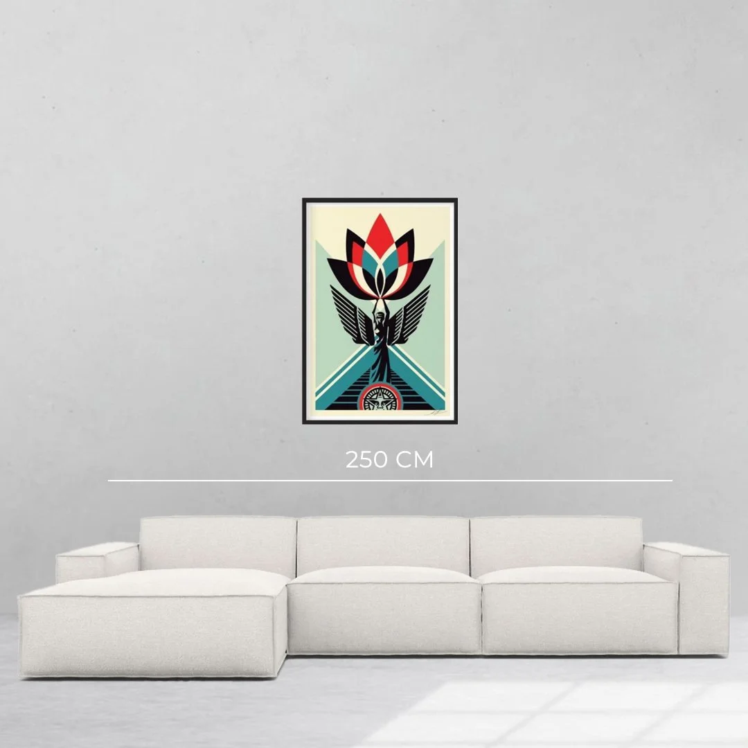 Shepard Fairey Lotus Angel Art Print by Obey — Ze Art