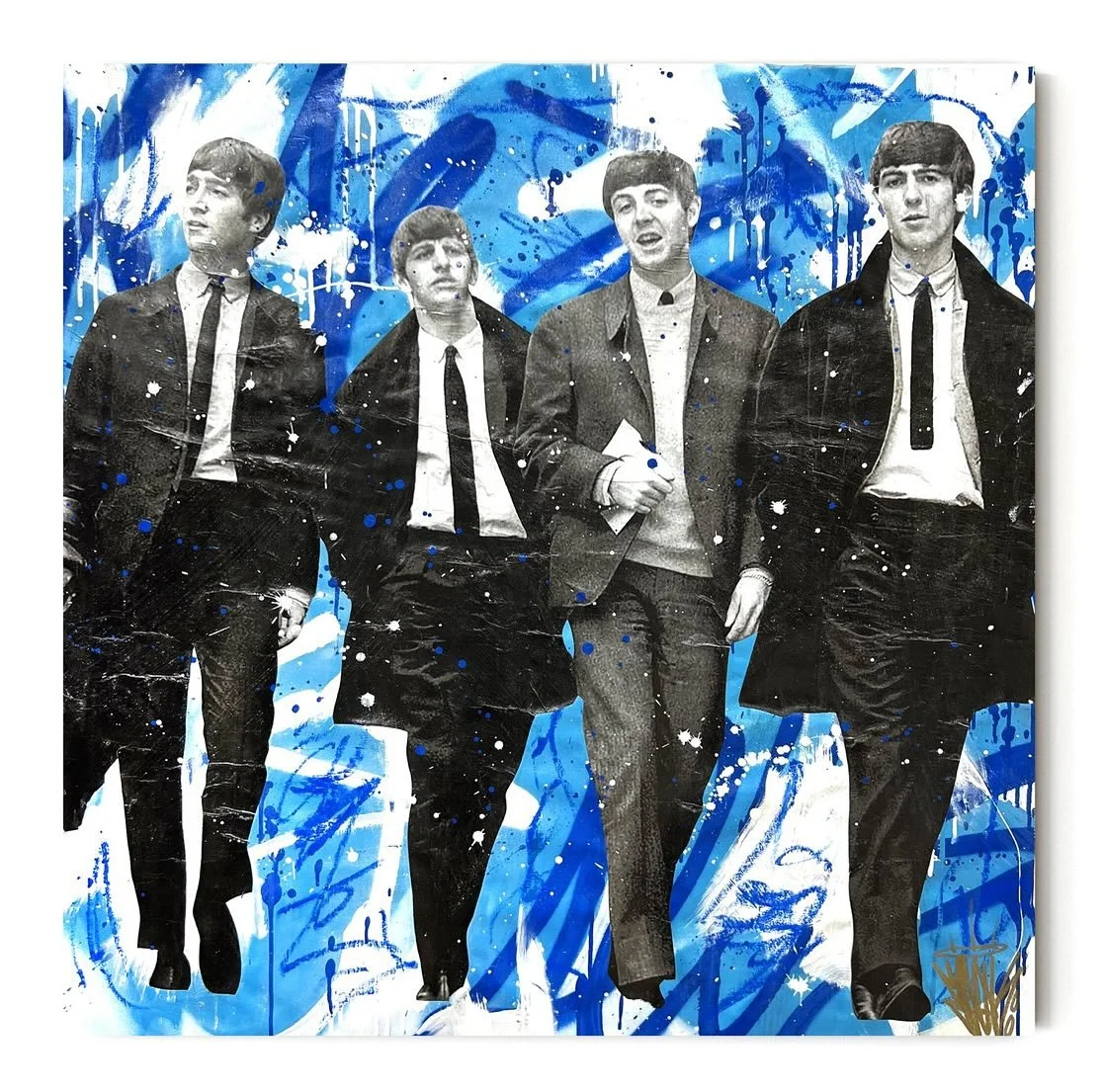 The Beatles Seek One
2024
Mixed Media on canvas
91 &times; 91 cm
Unique
Hand-signed by Artist available online at Artsy/Artsper/ website #thebeatles #beatles #art