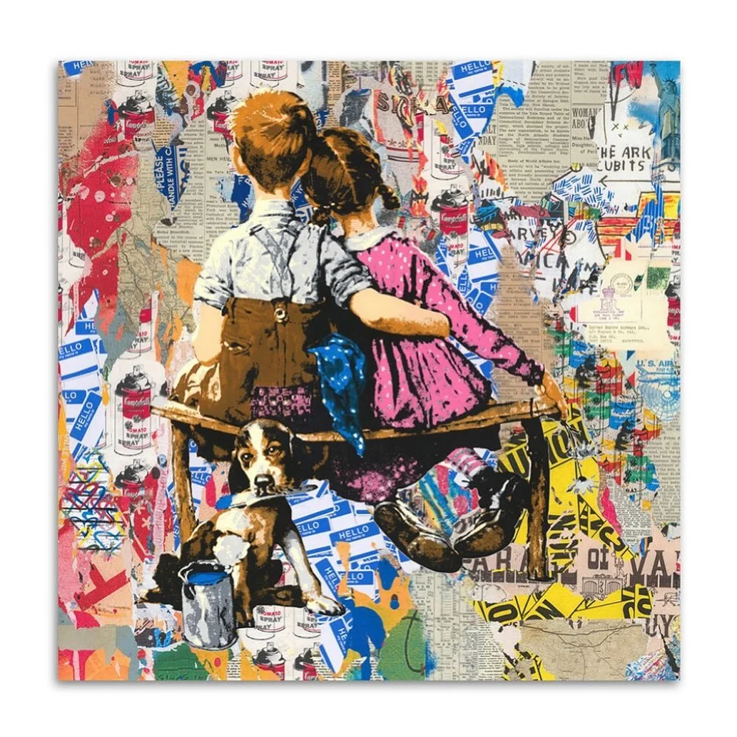 A another Mr. brainwash artwork found a new home this time going all the way to Dublin Ireland #mrbrainwash #art#artcollector