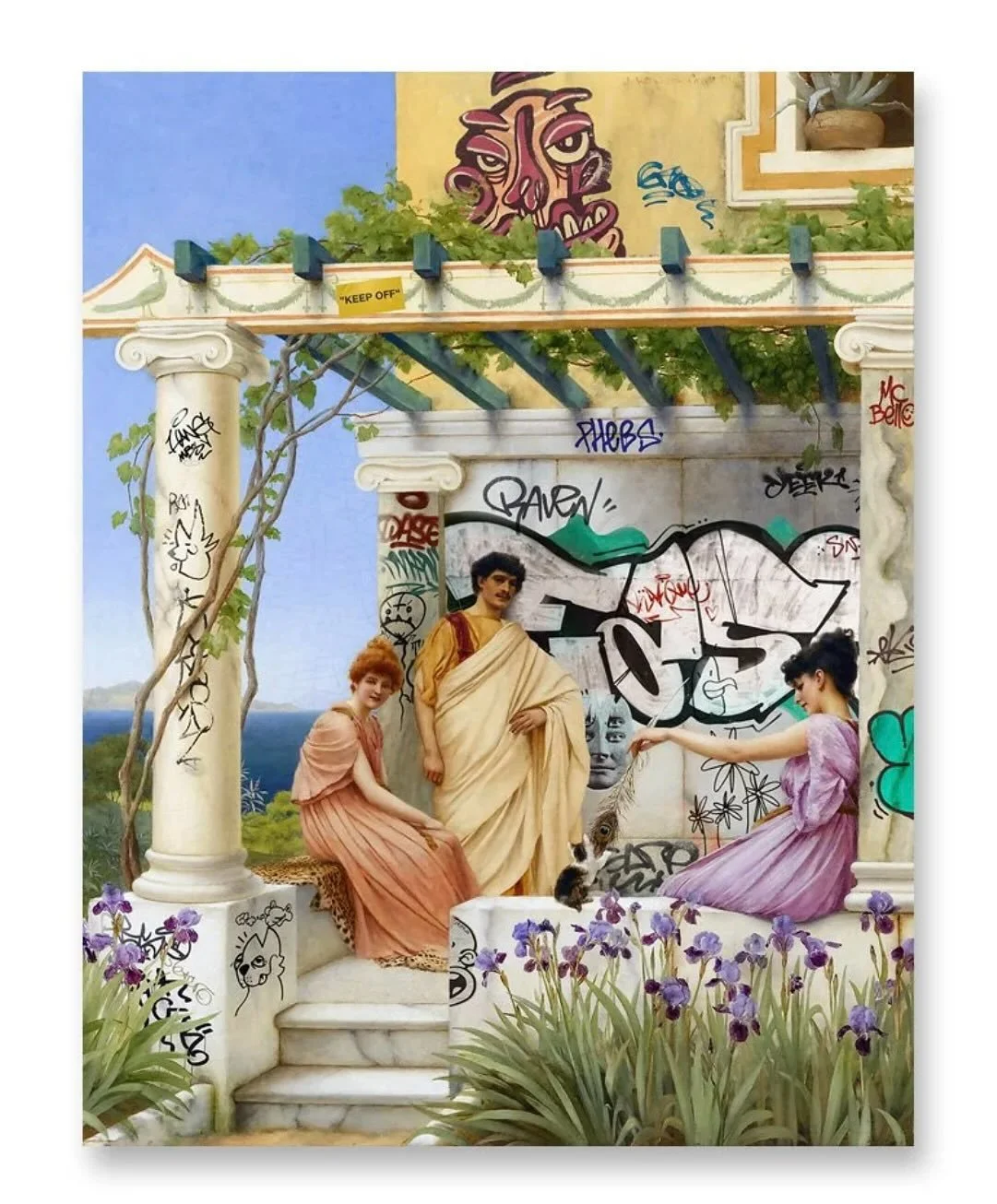 Go check out this amazing artwork by Mayer available on our website and all e-commerce platforms
Backyard - Mayer Azar
2025
Mixed media on canvas
100 &times; 130 cm
Unique
Mounted on wood
Signed
Certificate of authenticity by the artist  #luxury #lif