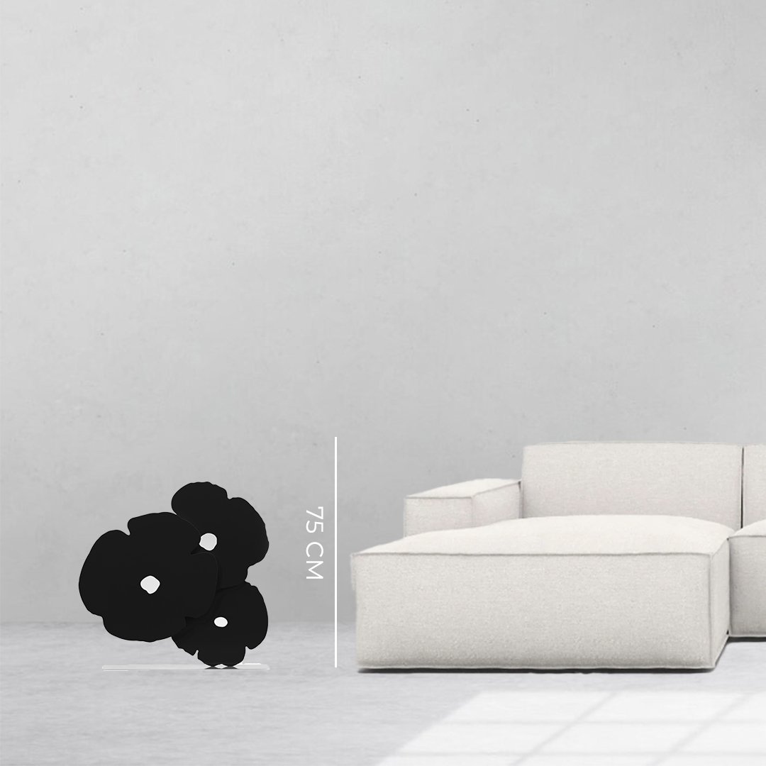 Black Poppies - Donald Sultan - Ze Arts Worldwide - -