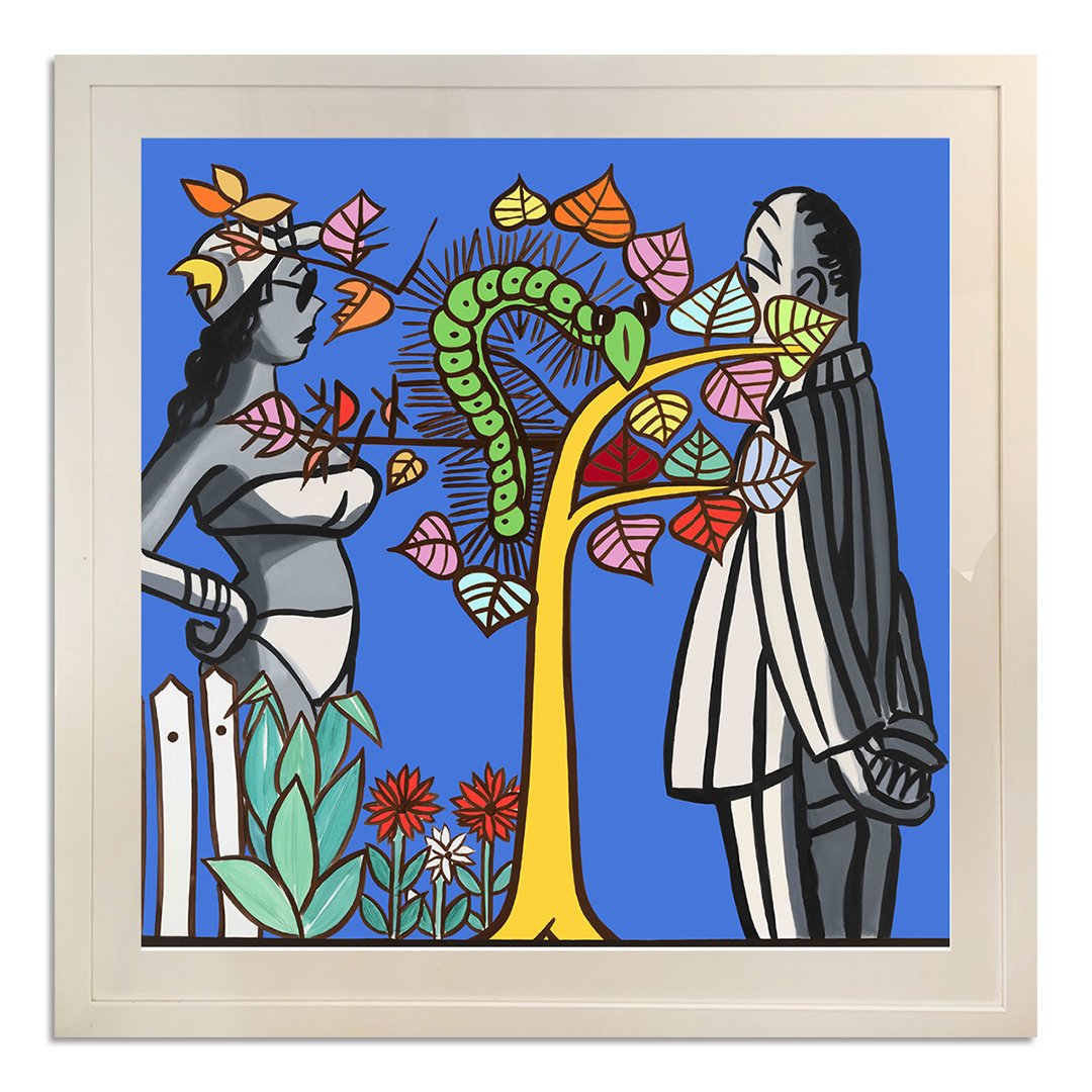 OverUnder (Blue) - David Salle - Ze Arts Worldwide - -
