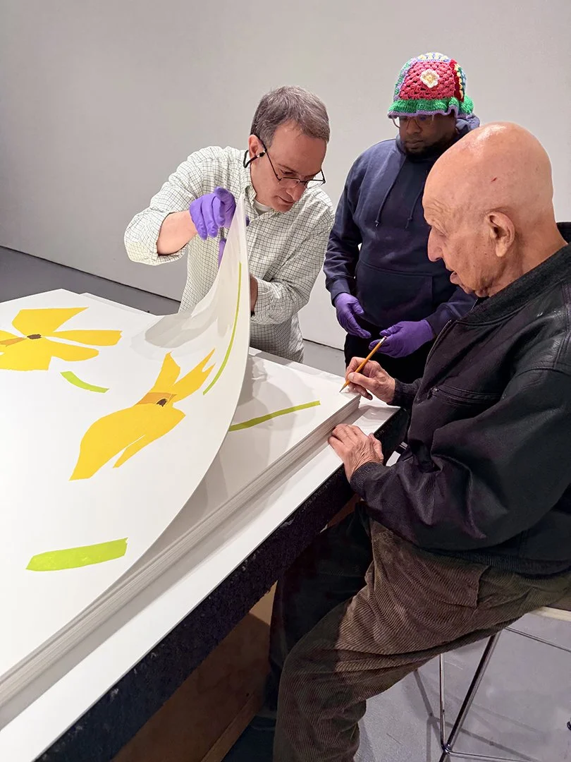 Alex Katz - Flowers in the Wind 2024 - Ze Arts Worldwide - -