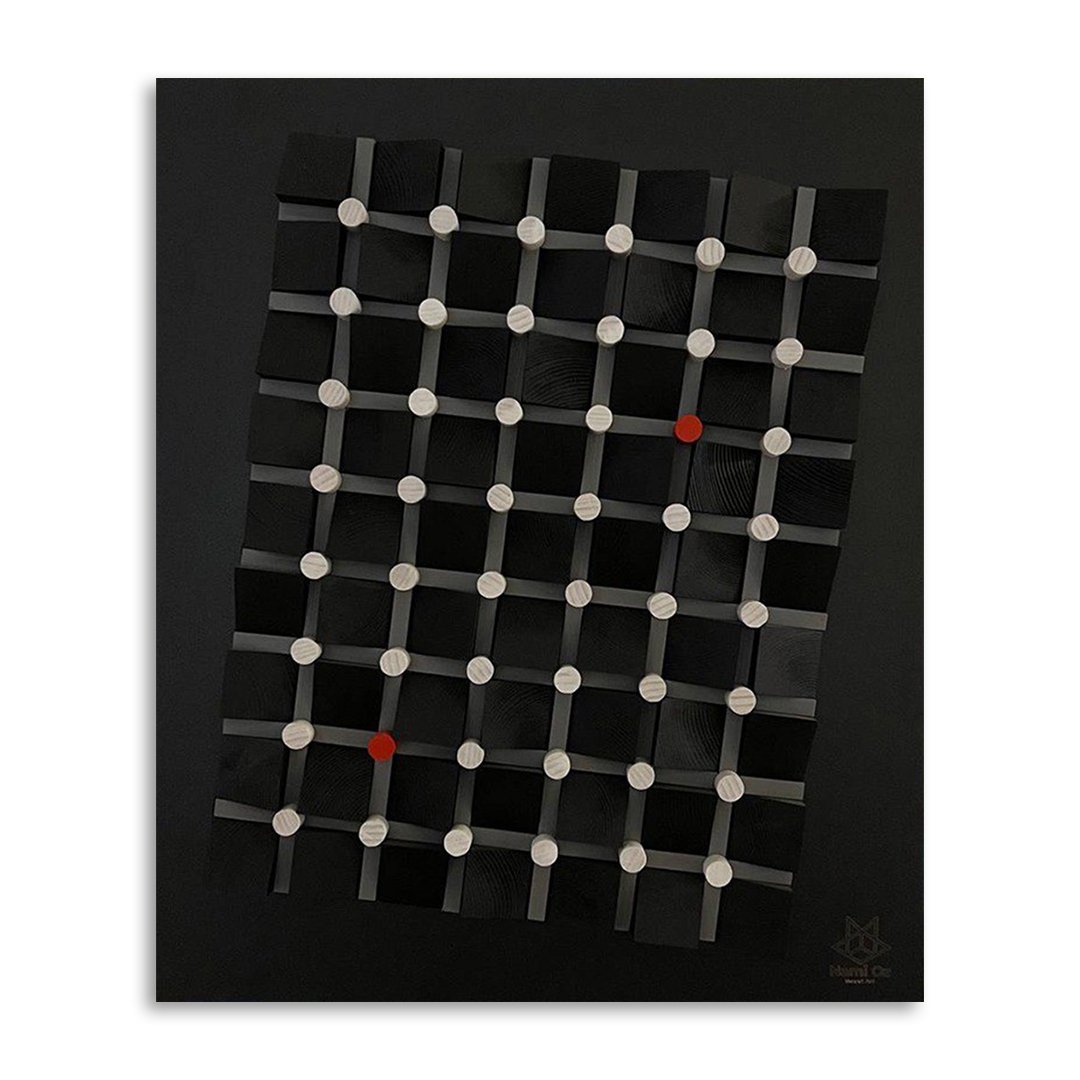 Blinking Dots Optical Illusion - Nami Oz - Ze Arts Worldwide - -
