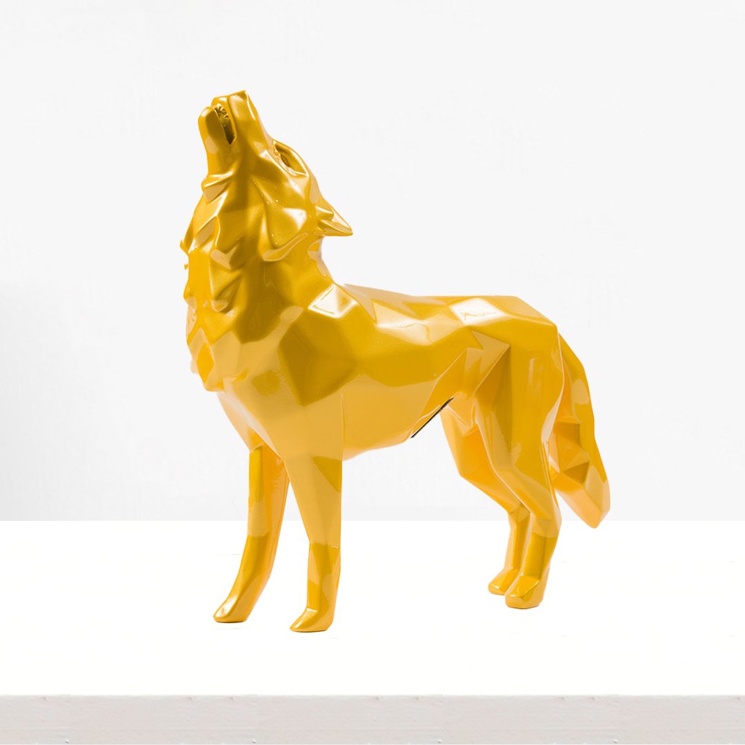 Howling Wolf - Richard Orlinski - Ze Arts Worldwide - -