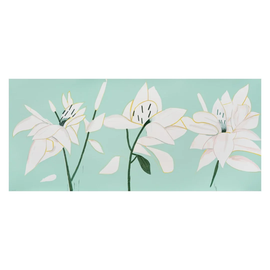 Alex Katz - White Lilies 6 - Ze Arts Worldwide - -