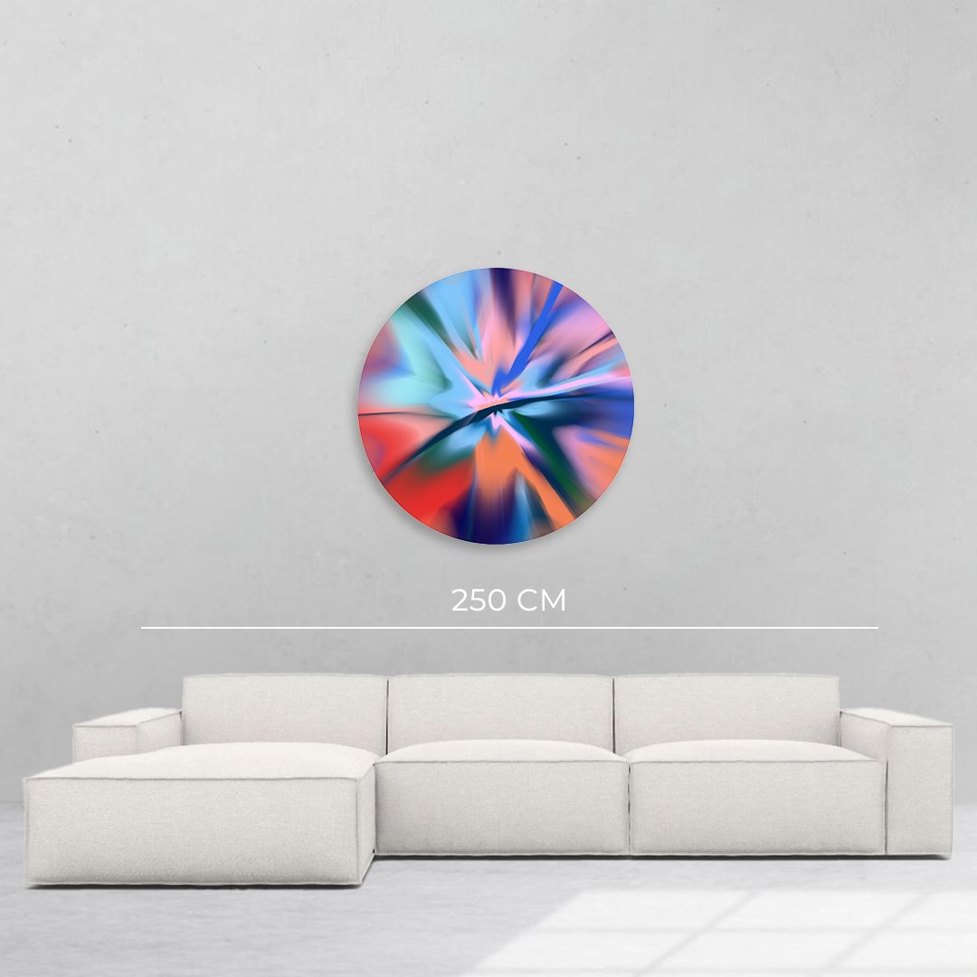 Beautiful, Fair And Well-Lighted, Very Unappeased, Peculiarly Agreeable Aura Painting - Damien Hirst - Ze Arts Worldwide - -
