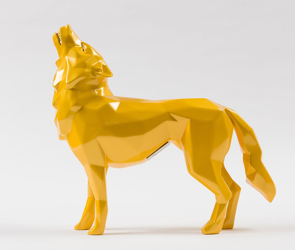 Howling Wolf - Richard Orlinski - Ze Arts Worldwide - -