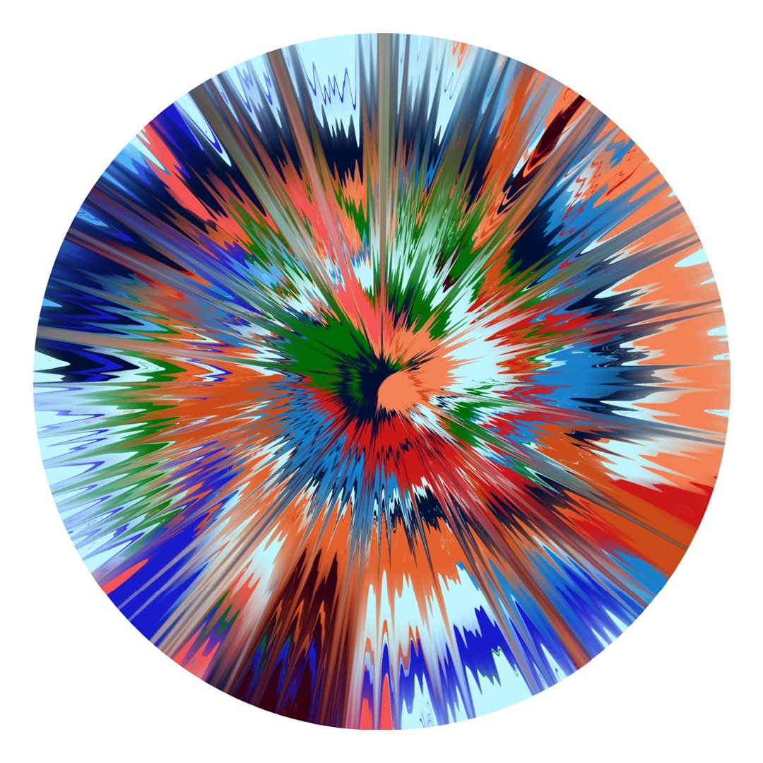 Beautiful, Ever-Prevailing-Career Vapor Painting - Damien Hirst