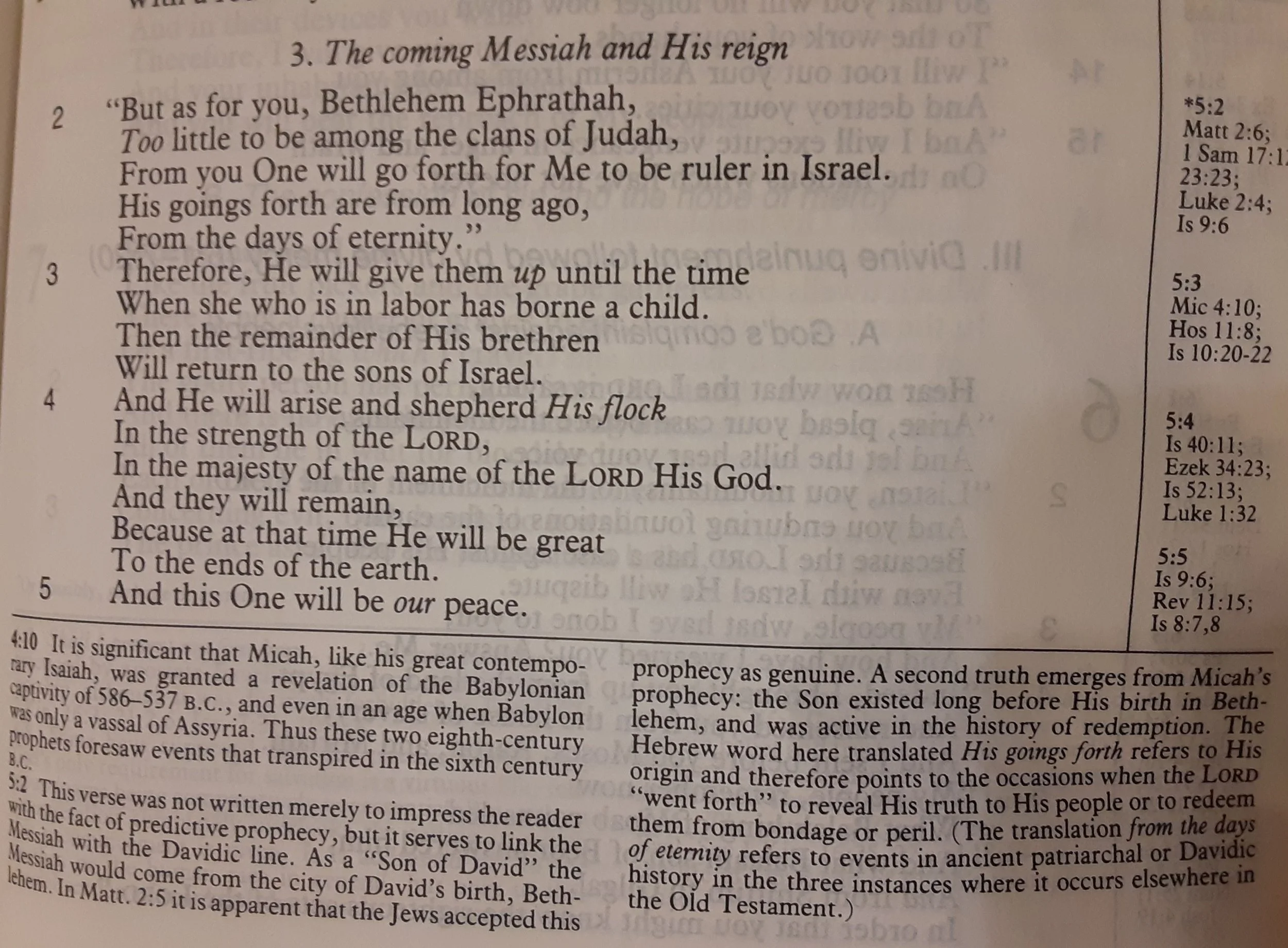 Micah Prophecy of Jesus