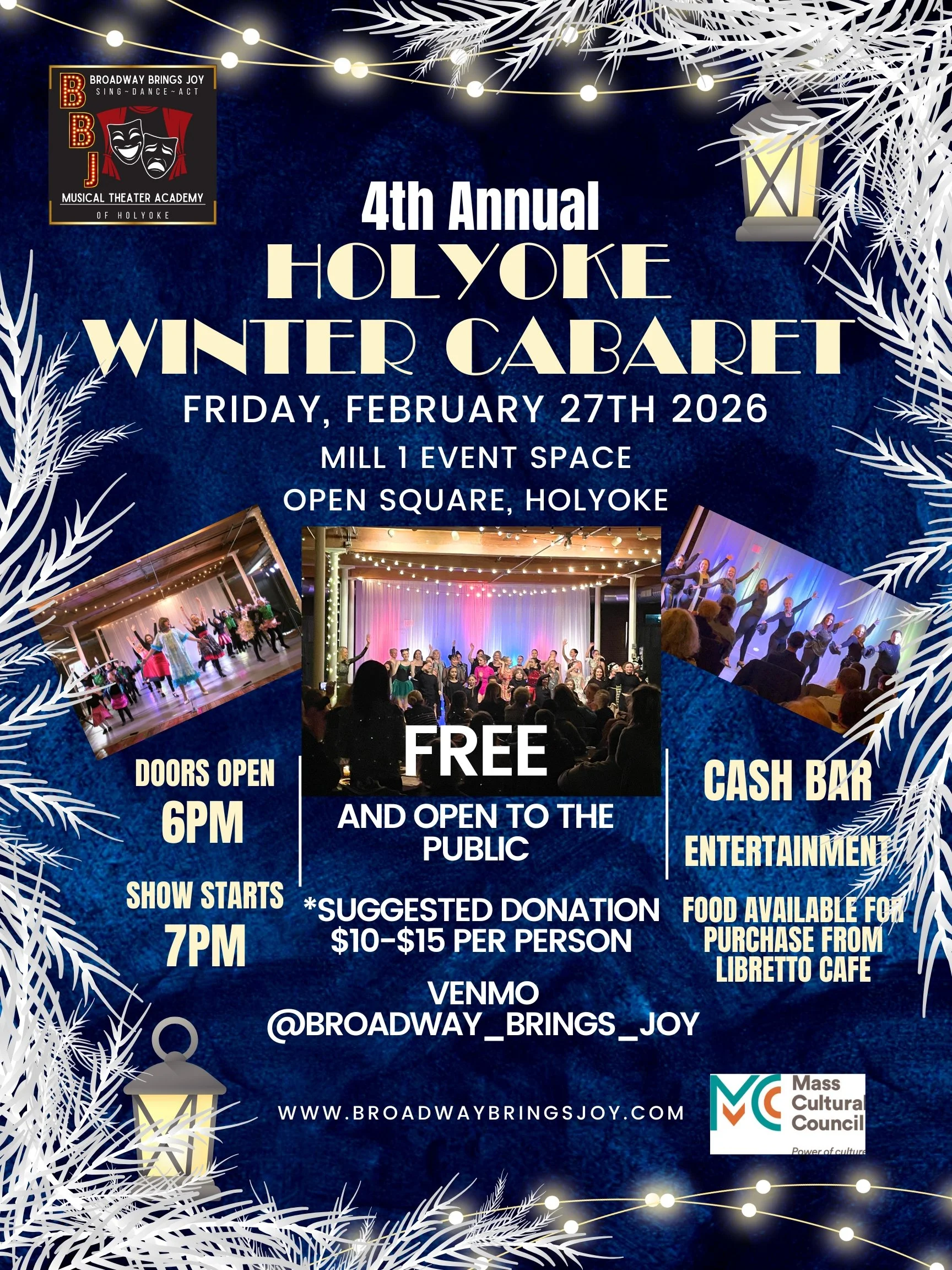 4th Annual Holyoke Winter Cabaret