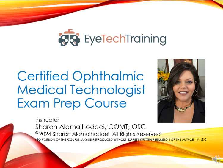 Certification Exam Prep Courses — Eye Tech Training