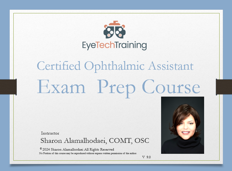 Certification Exam Prep Courses — Eye Tech Training