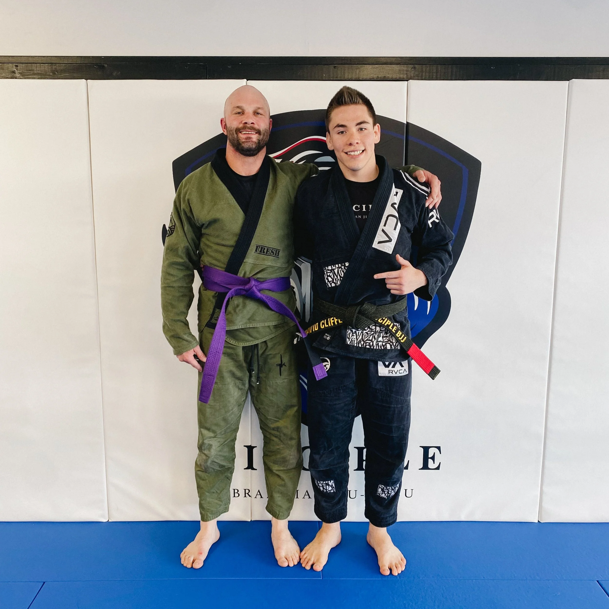 A massive congrats to Davis on his very well-deserved purple belt. Anyone that has rolled with Davis over the years knows he is a beast on the mats. And also hard to nail down long enough between work and his travel adventures to give him purple belt