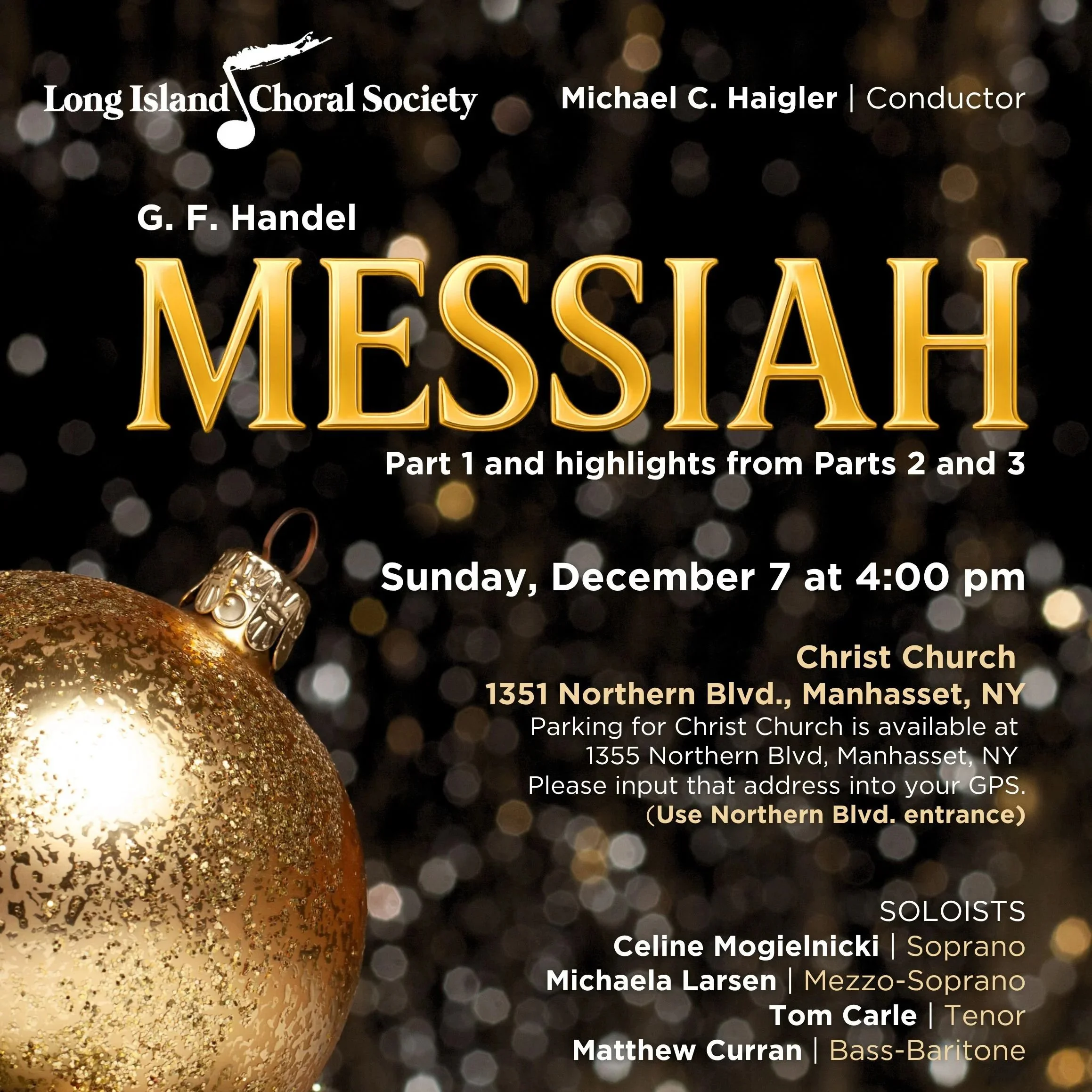 Bass Soloist - The Messiah