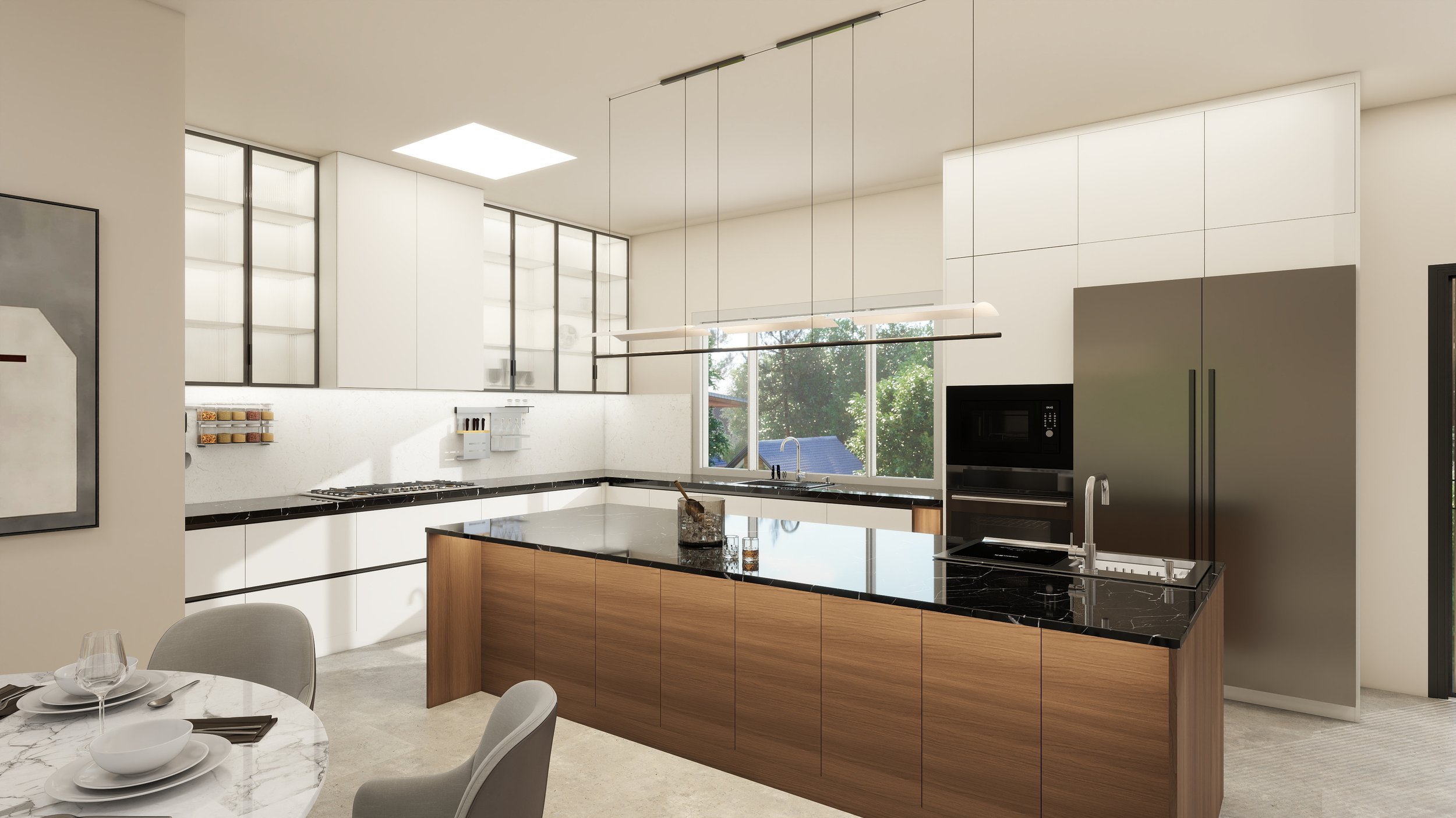 Nova Cabinet and Floors
