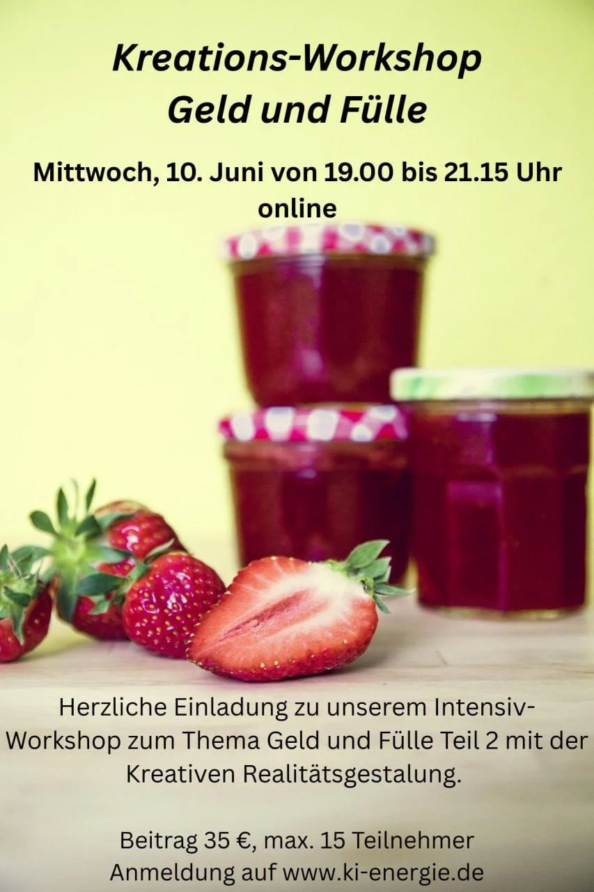 Kreations-Workshop Geld und Fülle Teil 2