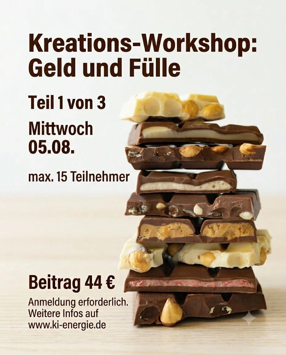 Kreations-Workshop Geld und Fülle Teil 1 von 3