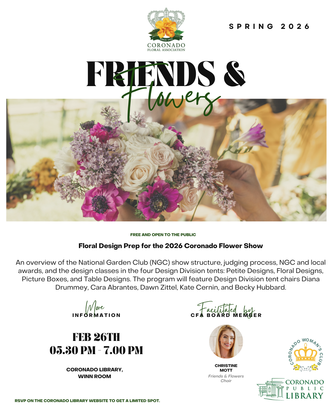 Friends & Flowers Event
