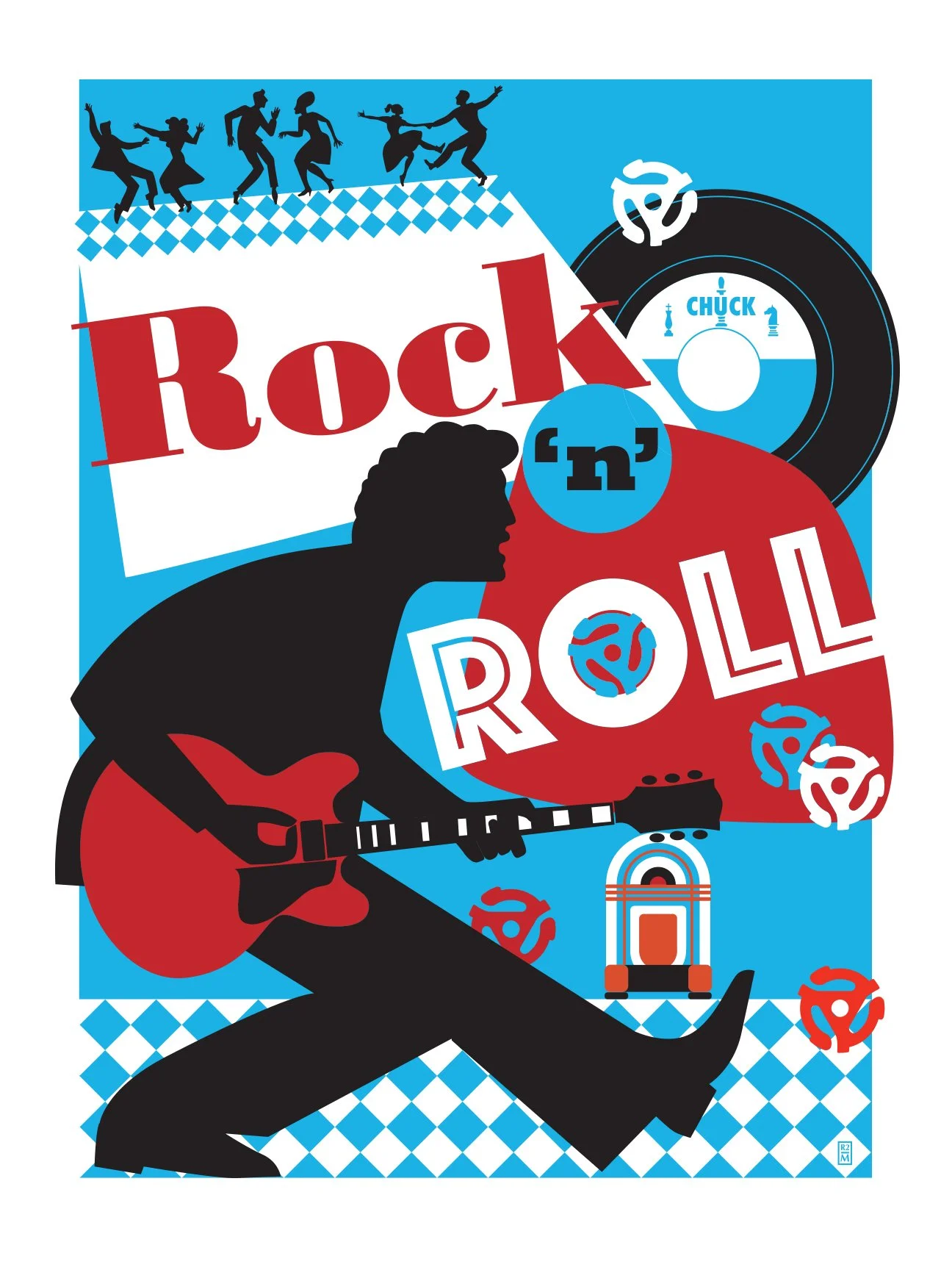 5s. Rock 'n' Roll/screenprint--
currently unavailable