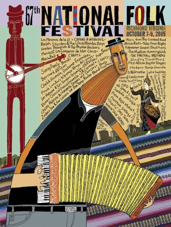 National Folk Festival Poster 2005