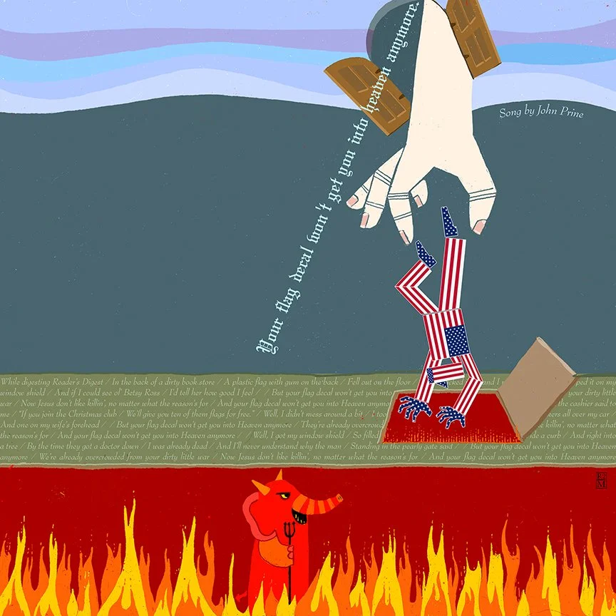 Your Flag Decal Won’t Get You Into Heaven Anymore