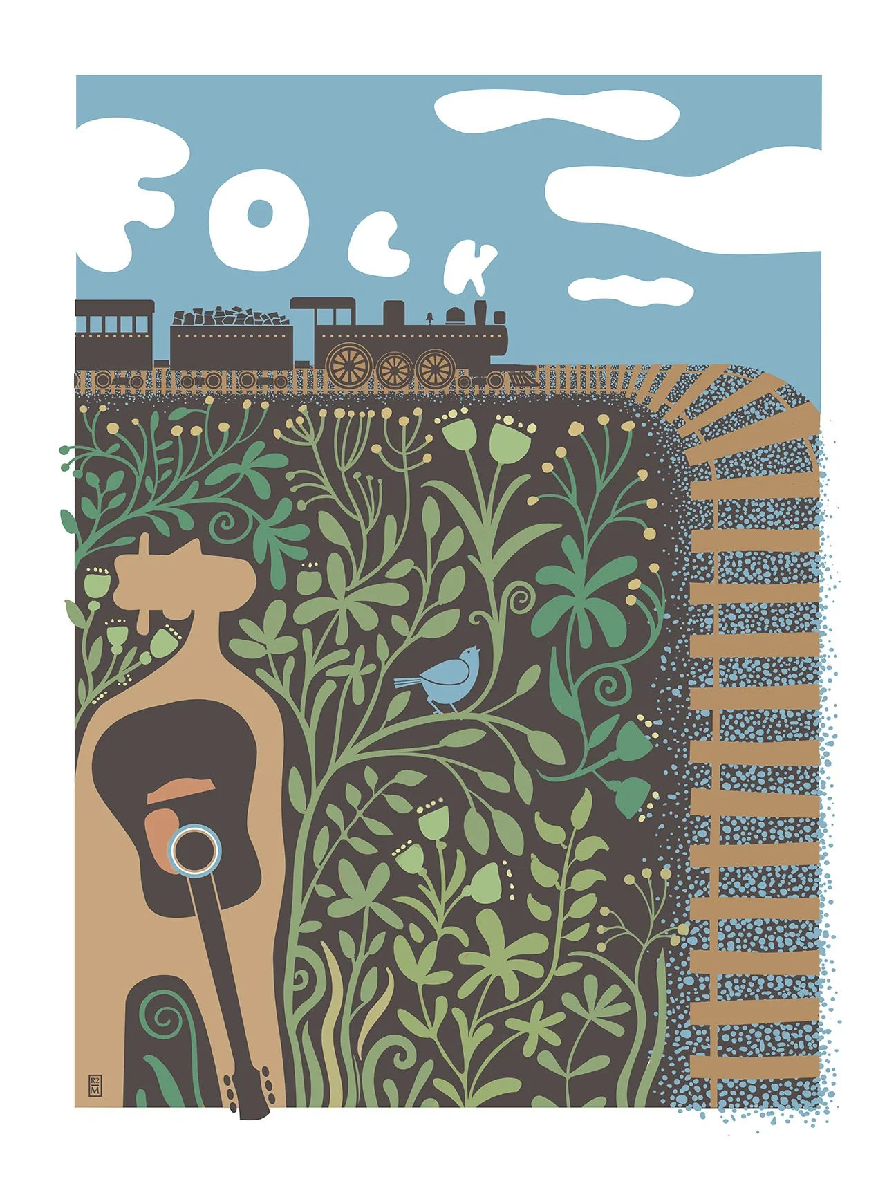 2g. Folk/giclee print. 