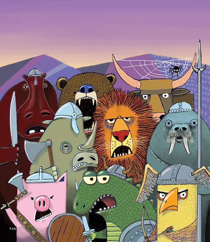  Vikings 
 For Spider magazine